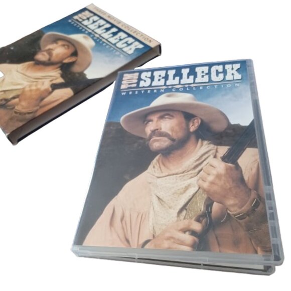 Western DVD 3 Movie Collection Set Tom Selleck Crossfire Trail Monte Walsh Plus - Picture 2 of 5